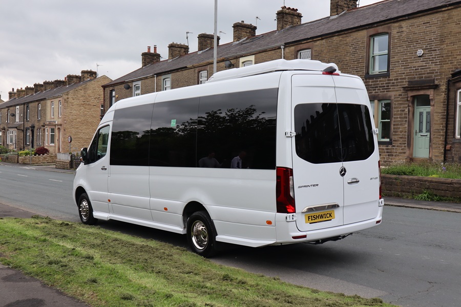 David Fishwick looks east with Arobus Sprinter minicoach range
